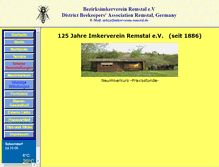 Tablet Screenshot of imkerverein-remstal.de